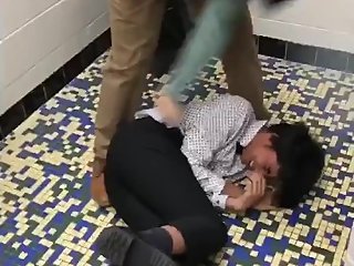 Indian man gets guts rearranged by Asian Man!