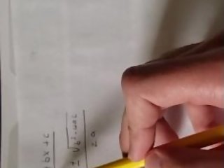 Learn the quadratic formula with example