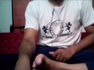 Indian boy showing his body