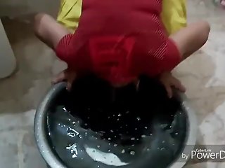 Indian Hair Dunk With Real Sound