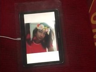 Cum tribute for Indian girl;)