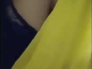 Hot & Sexy Indian Young Girl's Bigo Live Dance in Yellow Saree