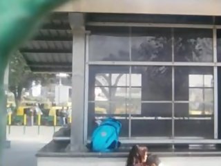 Desi indian colleagues caught in action in public