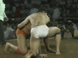 Indian wrestler's hot ass