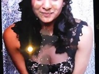 Huge cumshot cum tribute to sexy Indian cutie Ashika great tits bunny ears